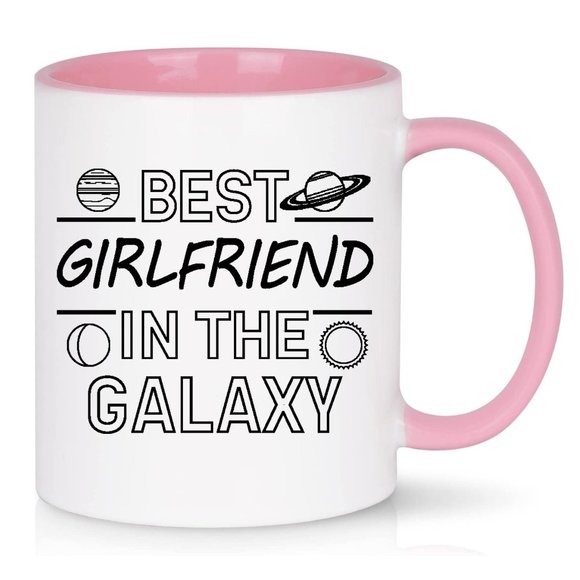 Best Girlfriend In the Galaxy Mug, Funny Girlfriend Mug, Best Girlfriend Gifts, - Picture 1 of 2